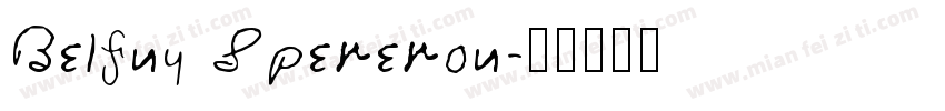 Belfny Spereron字体转换